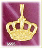 14K Gold Imperial Crown Charm