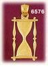 14K Gold Hour Glass Charm