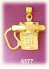 14K Gold Telephone Charm