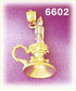14K Two Tone Gold 3D Candle Charm
