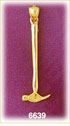 14K Gold Hammer 3D Charm