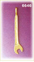 14K Gold Wrench Charm