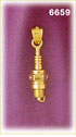 14K Gold 3D Spark Plugs Charm