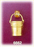 14K Gold 3D Gardening Bucket Charm