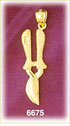 14K Gold 3D Gardening Pruning Sheers Charm