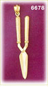 14K Gold 3D Gardening Sheers Charm