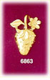 14K Gold Strawberry W/Flower Charm