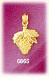 14K Gold Strawberry Charm