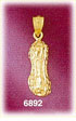 14K Gold Peanut Charm