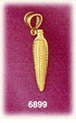 14K Gold 3D Corn On The Cob Charm
