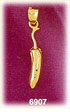 14k gold jalapeno charm