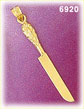 14k gold knife charm