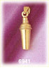 14K Gold 3D Martini Shaker Charm