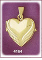 Fancy 14Kt Gold Heart Locket