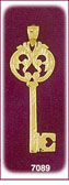 Extraordinary 14Kt Gold Key Charm