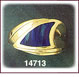 Sleek 14K Gold Opal Ring