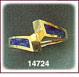 Charming 14K Gold Opal Ring