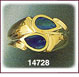 Exquisite 14K Gold Opal Ring