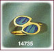 Stylish 14Kt Gold Opal Ring