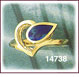 Gorgeous 14K Gold Opal Ring