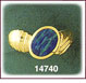 Oval 14K Gold Opal Ring