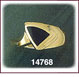 Lavish 14K Gold Onyx Ring