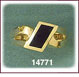 Stunning 14K Gold Onyx Ring