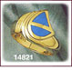 Impressive 14K Gold Turquoise Ring
