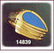 Superb 14K Gold Turquoise Ring