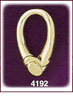 14Kt Oval Gold Slide
