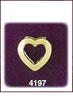 14Kt Gold Heart Slide
