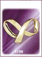14Kt Gold Ribbon Slide