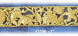 14K Gold Sealife Soft Bangle Nautical Bracelet