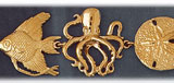 14K Gold Sea Life Nautical Bracelet