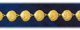 14K Gold Scalloped Seashells Bracelet