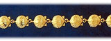 14K Gold Scallop Seashell Bracelet