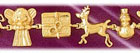 14K Gold Christmas Bracelet