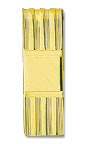 14K Gold Engravable Money Clip w/Verticall Etched Lines