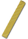 14K Gold Engravable Tie Bar w/Diagonal Stripes