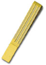 14K Gold Contemporary Engravable Tie Bar