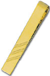 14K Gold Men's Engravable Tie Bar