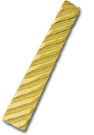14K Gold Men's Tie Bar w/ Diagonal Stripes