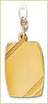 14Kt Gold Keychain Etched