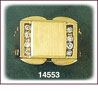 14K Gold Square CZ Signet Ring For Men