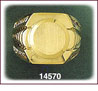 Men's 14Kt Gold Round CZ Signet Ring