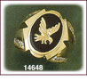 14K Gold Eagle Onyx Ring