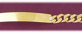 6MM 14K Gold Men's Link ID Bracelet