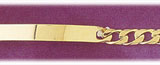 5MM 14K Gold Men's Link ID Bracelet