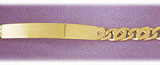 5MM 14K Gold Mens Link ID Bracelet