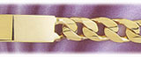 10MM 14K Gold Figaro Link ID Bracelet
